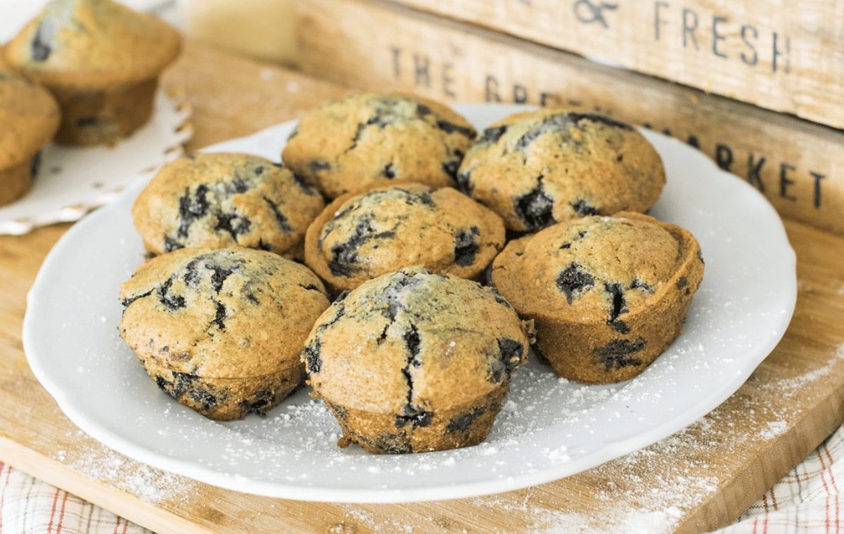 Muffins Moelleux aux Myrtilles