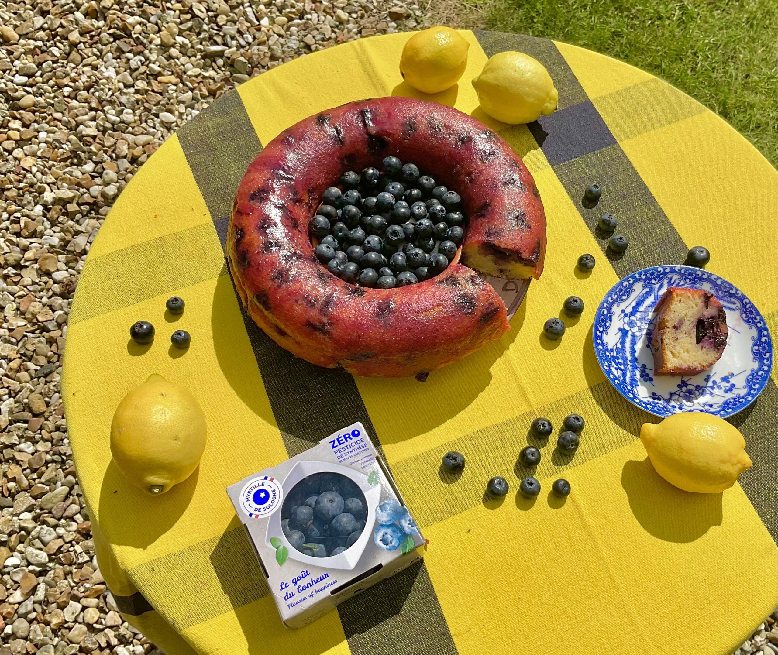 Le Clafoucake à la Myrtille de Sologne et au citron