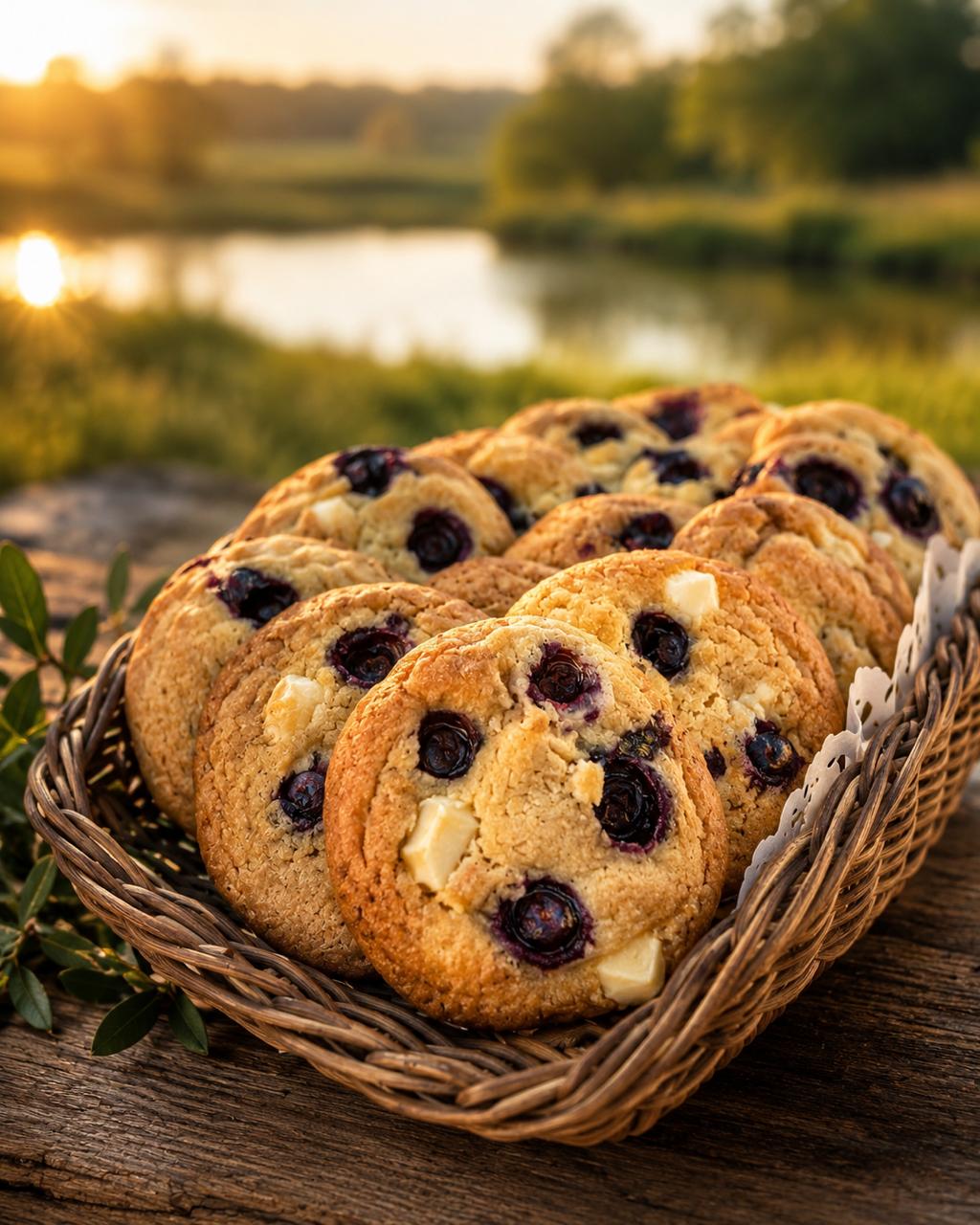 Les cookies de Jeanne : cookies aux Myrtilles de Sologne et chocolat blanc